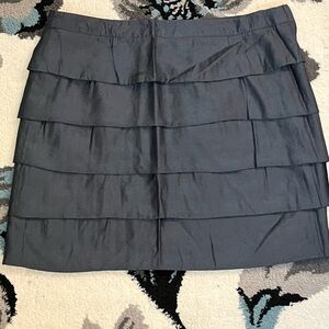 Forever 21 Black Tiered Mini Skirt